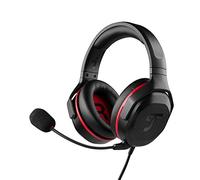 Teufel CAGE ONE Casque de jeu filaire supra-auriculaire | Microphone, certifié TeamSpeak, adapté pour les jeux, la musique et le bureau à domicile, noir