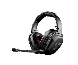 Teufel CAGE PRO Casque de jeu sans fil Bluetooth avec microphone intégré, autonomie de la batterie 68 heures, son surround virtuel 7.1 DTS X V2, USB, pour PC, PS5, Xbox, téléphone portable - Noir