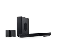 Teufel CINEBAR 11 4.1 Mk4 - Barre de son Dolby Atmos avec caisson de basses sans fil et haut-parleurs arrière, système de son, Bluetooth aptX, HDMI CEC, 4K-Pass-Through - noir