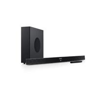 Teufel CINEBAR 11 Mk4-2.1 Dolby Atmos Barre de son avec caisson de basses sans fil peu encombrant, Bluetooth, HDMI 3D ARC CEC, 4K Pass Through, panneau tactile, noir