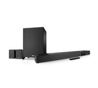 Teufel CINEBAR 22 Power Edition Barre de son Dolby Atmos 7.1 avec caisson de basses sans fil plus puissant, 8 toners, systèmes home cinéma, HDMI 3D ARC CEC, passage 4K, panneau tactile, noir