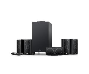 Teufel CONSONO 35 Concept Système de Son Surround 5.1 - Système Home Cinéma Complet avec récepteur Bluetooth et AV intégré, Dolby Audio, Fonction Carte Son USB-C, HDMI Arc CEC (Noir)