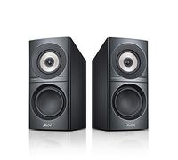 Teufel Definion 3S 100W Haut-parleurs Satellites stéréos - Enceinte Bibliothèque Stéréo Haut de Gamme, Système 3 Voies, Bass Reflex, Bônes en Fibre de Carbone et Aluminium - Anthracite