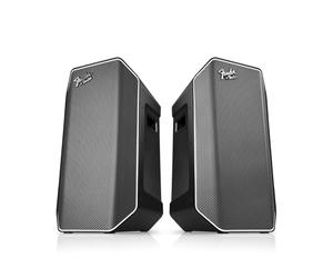 Teufel Fender x ROCKSTER AIR 2 Enceintes stéréo Bluetooth portables - Puissant Enceinte mobile pour événements, jusqu'à 58 heures d'autonomie, powerbank, Connexions des instruments, DJ (Black & Steel)