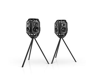 Teufel IKONIO Pack stéréo + paire de supports K&M