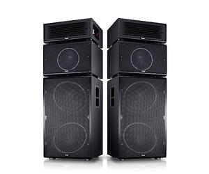 Teufel Power HiFi Kit stéréo avec système de haut-parleurs modulaires avec système audio Bluetooth Noir