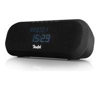 Teufel Radio One Radio-réveil HiFi et Enceinte Bluetooth, Radio Dab+/FM, Ecran d’Affichage dimmable (Noir)