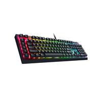 Razer BlackWidow V4 X (Green Switch) - Clavier de Jeu mécanique - Razer Snap Tap (commutateurs mécaniques Verts, 6 Touches Macro, Touches ABS doubleshot, Chroma RVB) QWERTZ Disposition Allemande |