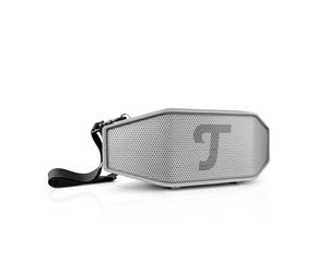 Teufel ROCKSTER Cross 2 - Enceinte Bluetooth Portable pour intérieur/extérieur, autonomie Jusqu’à 38h, Protection IPX5, USB-C, Mode extérieur, Party Link - Light Gray