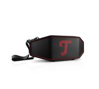 Teufel ROCKSTER Cross 2 Enceinte Bluetooth Portable pour l'intérieur et l'extérieur, avec Longue durée de Vie de la Batterie jusqu'à 46 Heures, IPX5 protégé Contre Les Projections d'eau - Noir&Rouge