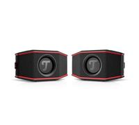 Teufel ROCKSTER GO 2 - Ensemble stéréo Bluetooth - Stéréo Set, Haut-Parleur sans prévention avec tanchéité IP67, étanche, Charge Rapide, Playtime 28h, Carte Son USB, Portable (Black & Red)