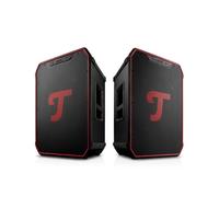 Teufel ROCKSTER Neo - Ensemble stéréo Enceinte Bluetooth Portable | Paire d'enceintes avec 130 dB, batterie 36h, XLR, USB-C, IP44 - Noir