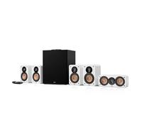 Teufel Ultima 20 Concept Surround Power Edition 5.1 - Home-cinéma - Blanc | Système home cinéma complet avec récepteur AV intégré, Bluetooth, Dolby Audio, télécommande