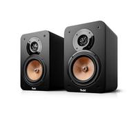 Teufel Ultima 20 - Enceinte d'étagère HiFi compacte et puissante, prise de phase, son et basses précis, système à 2 voies, construction bass-reflex (noir)