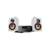Teufel Ultima 20 KOMBO 2 - Chaîne HiFi Stéréo Compacte avec CD, Bluetooth, USB, Radio Numérique Dab+, Radio FM, Streaming Musical, Bass Reflex (Blanc)