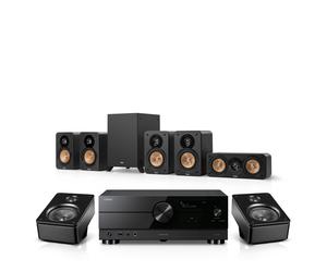 Teufel ULTIMA 20 Surround + Yamaha RX-A2A für Dolby Atmos"5.1.2"