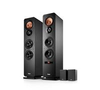 Teufel Ultima 40 Aktiv 3 Surround 4.0 Enceinte colonne active avec haut-parleur arrière actif sans fil, Bluetooth aptX, Bassreflex, amplificateur intégré, HDMI ARC CEC, USB-C (noir)