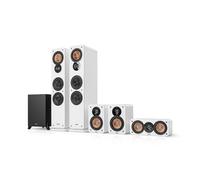 Teufel Ultima 40 Mk4 5.1 Système Audio - Système Home cinéma Surround avec Caisson de Basses Puissant, Bass-Reflex, Haut-Parleur médium en Kevlar - Blanc