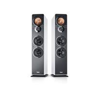 Teufel Ultima 40 Paire d'Enceintes Colonnes Hi-FI, Système 3 Voies, Construction Bass-Reflex, Compatible avec Tous Les amplificateurs - Blanc