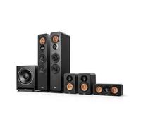 Teufel Ultima 40 Surround Power Edition 5.1-Set - Ensemble de haut-parleurs home cinéma 5.1 avec énorme caisson de basses (commande sans fil optionnelle), Bassreflex, système 3-voies - noir