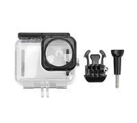 TEUOPIOE Boîtier étanche 40M pour caméra d'action Hero 10/9 Max Lens Mod Grand Angle, boîtier de Protection sous-Marine avec Accessoires de Support(Le Noir)