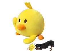 Teupyon Jouets électroniques interactifs pour chien | Jouet couineur mignon en peluche rechargeable par USB | Jouet interactif pour chien de petite, moyenne et grande races