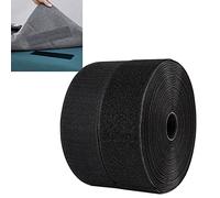 TEUVO Scratch Autocollant pour Maintenir les Coussins de Canapé et les Tapis en Place, Bande Scratch Adhésive en Nylon pour la Maison et le Bureau et l'école, 5cm X 4M