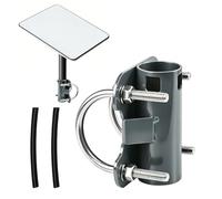 TEUYOE Pince de mât pour Starlink, support de tube réglable en U | Pour mât d'antenne de 30 à 50 mm, antenne satellite lourde, kit de montage mural/toit/camping-car
