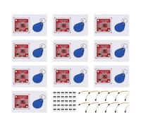 Teuypty 10PCS Module sans PN532 NFC RFID V3 Kits Utilisateurs en Mode Lecteur/Écriture IC S50 Carte PCB Attenna IIC SPI HSU 10PCS PN532 NFC RFID V3 Module