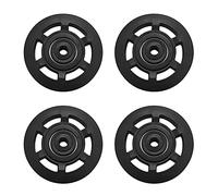 Teuypty 4 PièCes SéRies 95Mm Universal Roulement Poulie Roue Câble Fitness Equipements Accessoires Salle de Gym ÉQuipement Partie Inusable avec la Longue DuréE de Vie