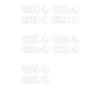 Teuypty 50Pcs 3 Pouces Sublimation Wind Spinner Blanks 3D Wind Spinners Hanging Wind Spinners pour la Décoration de Jardin Intérieur Extérieur