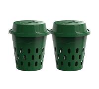 Teuypty Mini Ferme à Vers Souterraine, Pack de 2 Composteurs de Vers Enfouis pour Jardins et Utilisation Domestique, Bac de Vermicompostage