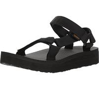 Teva Femme Midform Universal Sandale cale, Noir, 44 EU