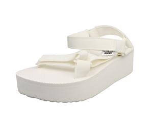 Teva Flatform Universal Femme Bright White Sandals de marche - 41 EU