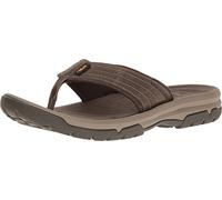 Teva Men's M Langdon Flip Sandal, Walnut, 14 M US