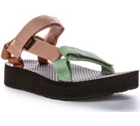TEVA Midform Universel Ouvert Lanière Vegan Femmes Sandale Beige Marron UK 3 - 8