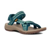 Teva Femme W Terra FI Lite Sandale de Sport, Waves Cadmium Vert, 36 EU
