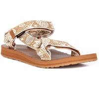 Teva Orig Universel Sandale À Dos Prism Pour Femmes En Beige Marron UK 3 - 8