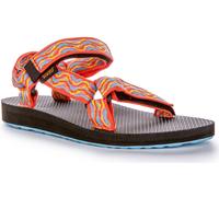 TEVA Original Universel Revive 80s Réactualisée Vegan Femmes Sandale Rouge UK 3