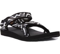 TEVA Original Universel Vague Effet Sandales Noir Blanc Femmes Taille 3 - 8