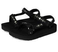 Teva Sandales Midform universelles cloutées pour femme, noir, 38 EU