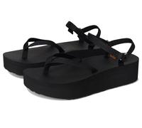 Teva Sandales plates de sport pour femme, noir, 38 EU