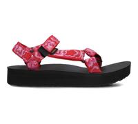 Teva - Sandales Plates Rouges W Midform Universal - Femme - Chaussures - Rouge - Taille: 39 EU