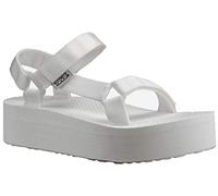 TEVA W Flatform Universal, Sandales Plateforme, Bright White,
