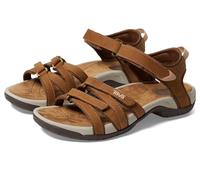 Teva Women Tirra Leather Sandal, 8, Marron miel., 37 EU