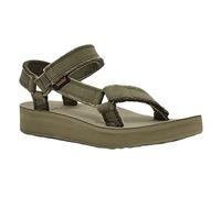 Teva Women's Midform Universal Canvas Sandal, Olive, 6