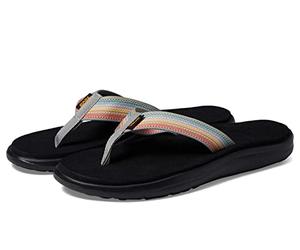 Teva Women's Voya Infinity Flat Sandal, Antiguous Grey Multi, 40 EU