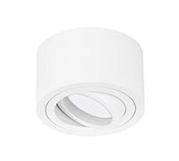 TEVEA Led Spot de Plafond | Led module remplaçable 7W 230W 3 Niveaux de Luminosité | Plafonnier ultra Plat orientable | aussi pour salle de bain (Blanc - Blanc Chaud)