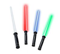 tevenger 67 cm Sabre Laser Laserschwert Starr Son 4 Fois Gratuit Changeable Effets Lumineux Bleu Rouge, Vert Clignotant