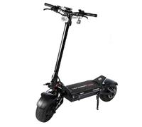 TEVERUN Trottinette Electrique Adulte Fighter Suprem 7260R V3, 2 Moteurs de 2500W, Autonomie jusqu'à 200km, 25kmh, Pneus Tubeless 13", Ecran TFT 3,5 Pouces, Noire
